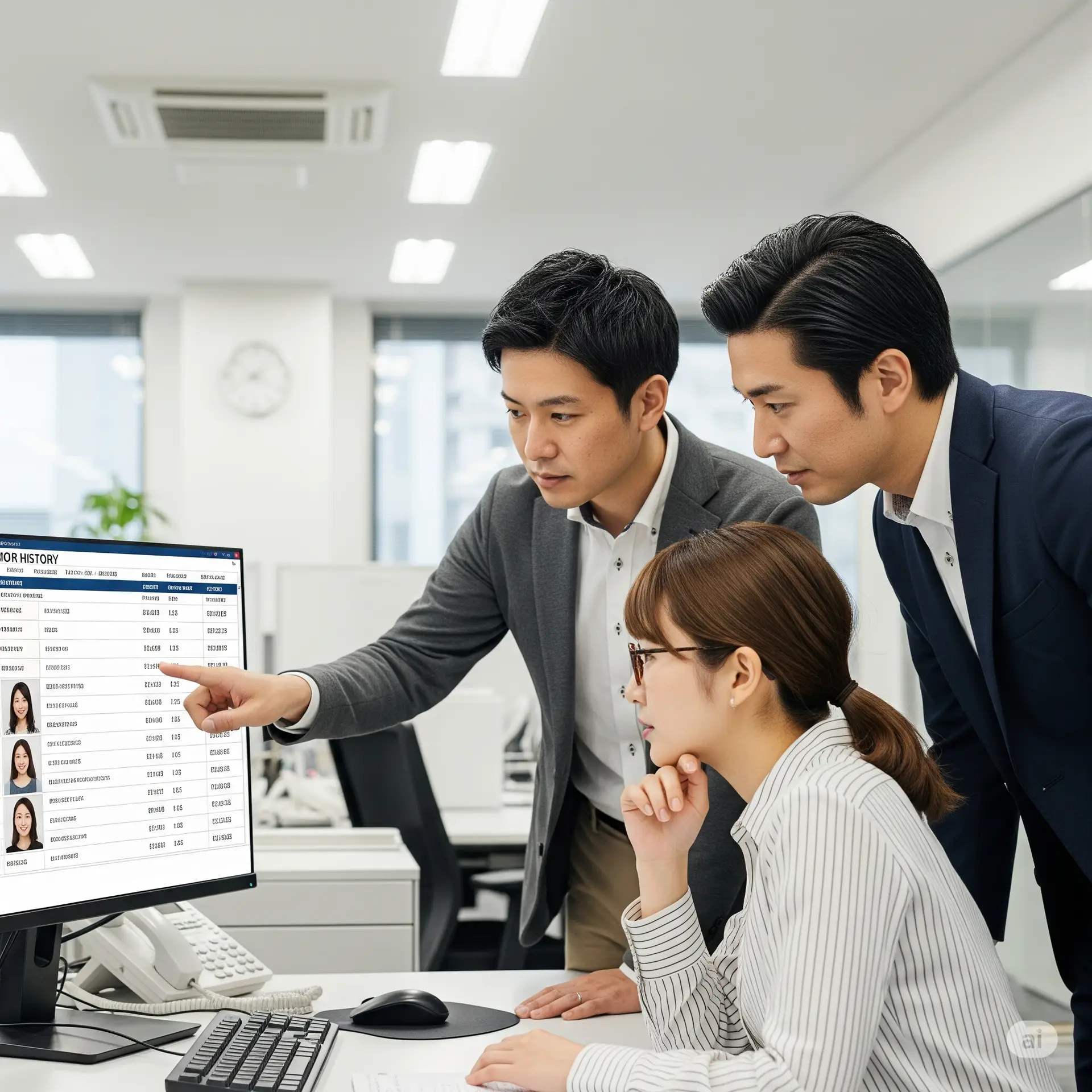 来訪者履歴　無人受付システム