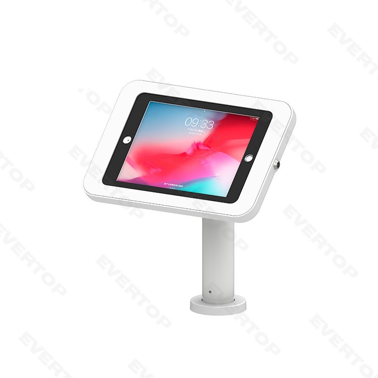 デスクスタンド　ポールタイプ白