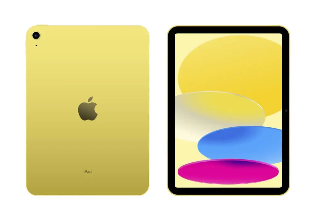 無印iPadの表面と裏面