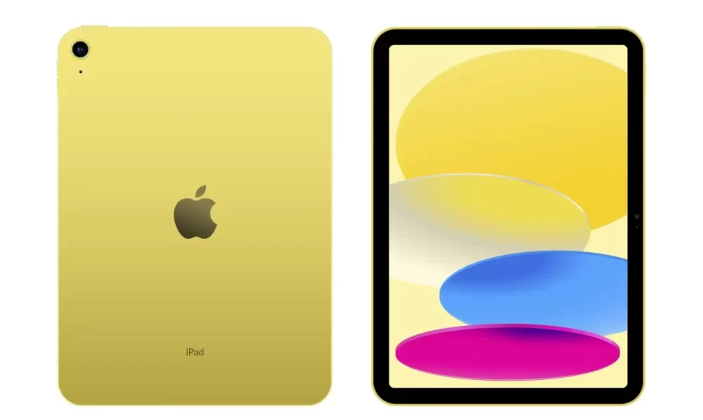 無印iPadの表面と裏面