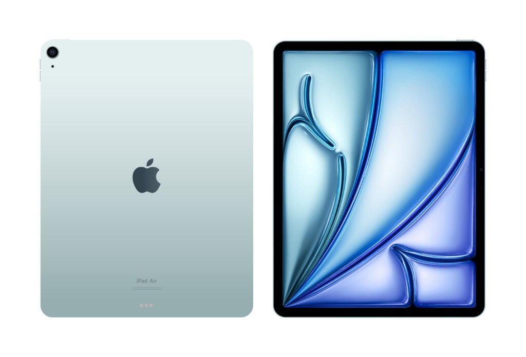 iPad Airの表面と裏面