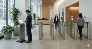 受付システム アイタッチ セキュリティゲート