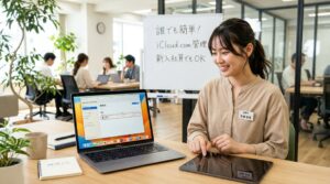導入後のメンテナンスも簡単な無人受付アイタッチ