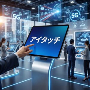 屋外、展示場でもアイタッチ
