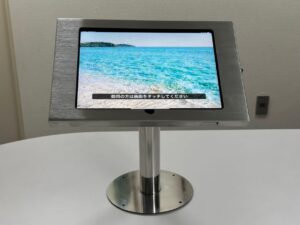ABphoneオリジナルステンレス　デスクスタンド